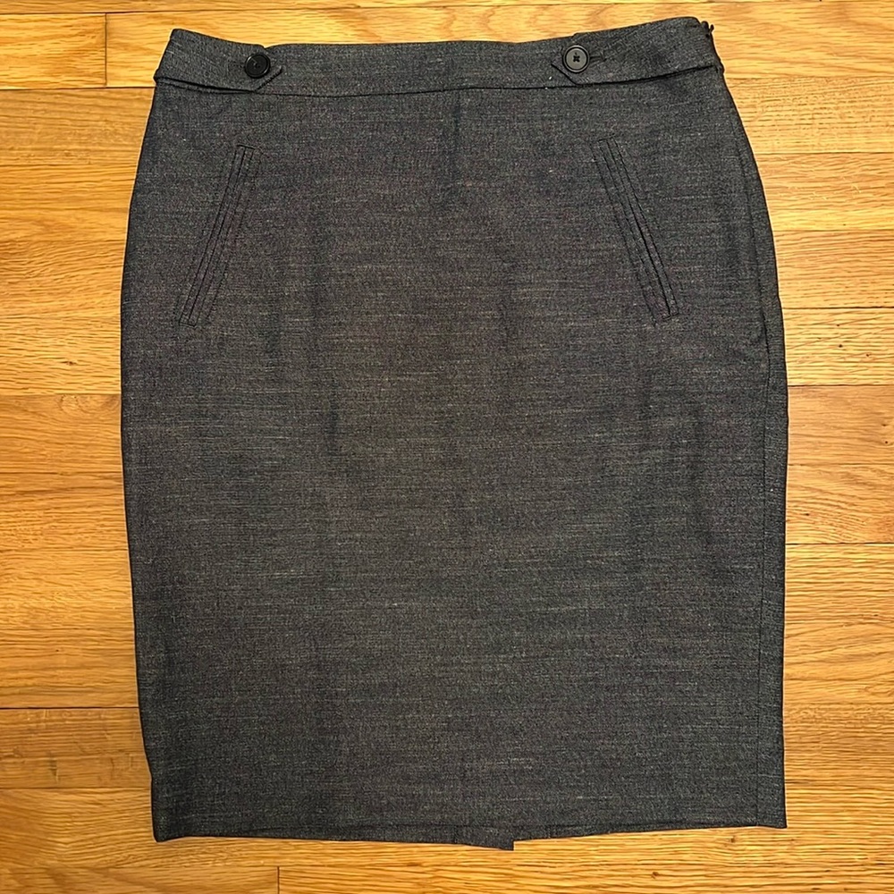 LOFT Ann Taylor Navy Pencil Skirt NWT Size 8